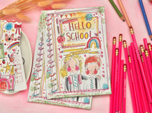 Load image into Gallery viewer, "Hello School" Illustrated Children's Book