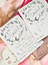 Load image into Gallery viewer, Greenery Wedding Invitations 10 Pack