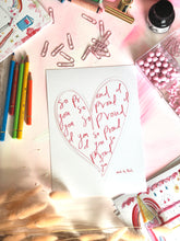 Load image into Gallery viewer, So Proud Of You Art Print Design