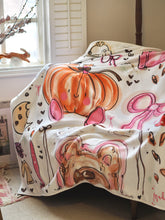 Load image into Gallery viewer, Pre Order Cosy Season Girly Luxury Blanket XL
