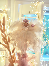 Load image into Gallery viewer, Hand Made Flossy Tree Topper Fairy
