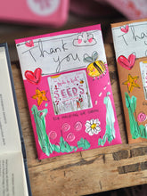 Load image into Gallery viewer, Wild Flower Hand Painted Seed Envelope To Say ‘Thank You’
