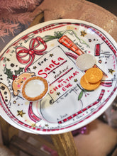 Load image into Gallery viewer, Personalised XL Luxury Christmas Ceramic Plate For Santa
