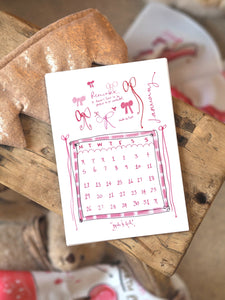 2026 A5 Girly Positive Desk Calendar