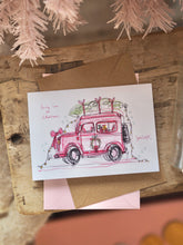 Load image into Gallery viewer, The Pink Christmas Defender ‘Driving Home For Christmas’ Design
