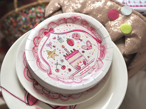 Made by Leah 8 Cute Paper Party Plates