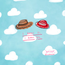 Load image into Gallery viewer, Clouds &amp; Hats Design

