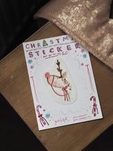 Load image into Gallery viewer, ‘Reindeer’ Cutie Christmas Sticker
