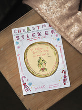 Load image into Gallery viewer, ‘Mr. Grinch’ Cutie Christmas Sticker
