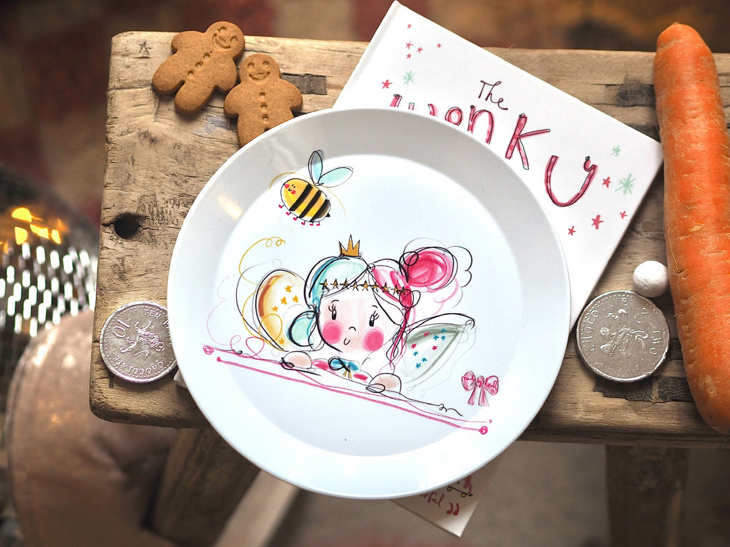 Children’s Character Plate ‘The Wonky Fairy’