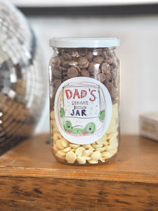 Father's Day Luxury ‘Dad’s Buttons Jar’