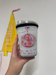 Disco Girly Coffee Cosy Sleeve