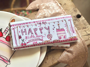 The BIG ‘Happy Birthday’ 200g Milk Chocolate Bar