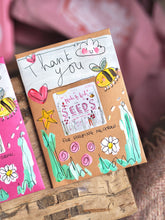 Load image into Gallery viewer, Wild Flower Hand Painted Seed Envelope To Say ‘Thank You’
