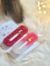 Load image into Gallery viewer, The Perfectly Pink Duo Of Hair Clips
