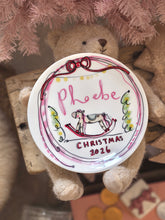 Load image into Gallery viewer, The Ceramic Personalised Rocking Horse Plate
