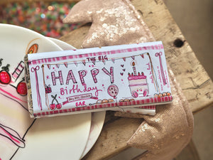 The BIG ‘Happy Birthday’ 200g Milk Chocolate Bar