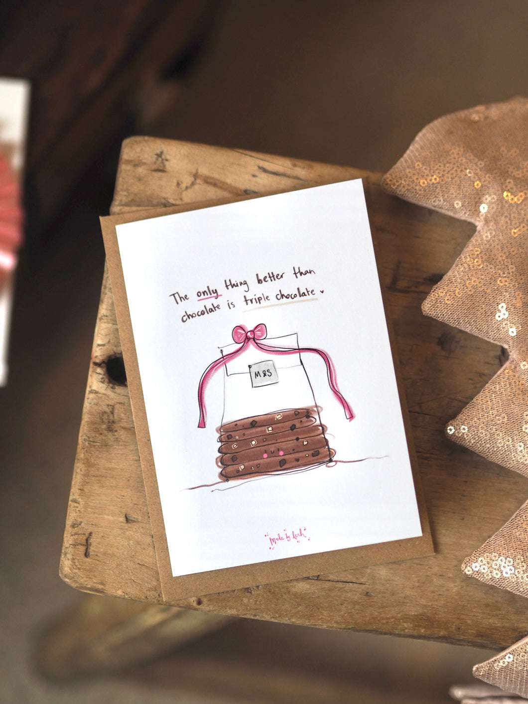 Cookie Card ‘Triple Chocolate’