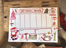 Load image into Gallery viewer, ‘My Magical Week’ A4 Note Pad Planner
