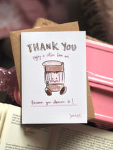Load image into Gallery viewer, ‘Coffee Card’ Gift Card Sleeve
