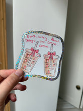Load image into Gallery viewer, ‘Don’t Worry About Things You Cannot Control’ Coffee Cups Super Cute Sticker
