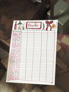 2026 A3 Family Organiser