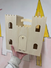 Load image into Gallery viewer, The BESPOKE Hand Painted Wooden Castle Dolls House ‘The Classic Castle’
