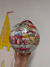 Load image into Gallery viewer, Christmas 20cm Disco Ball ‘Sleigh Over The Rooftops’
