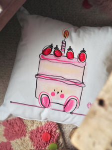 The Cute Cake Cushion 30x30cm