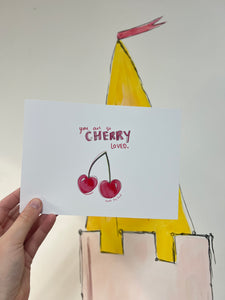 Cherry Loved Art Print