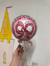 Load image into Gallery viewer, The Made by Leah Disco Tree Topper XL ‘Big Red Bow’
