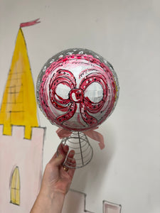 The Made by Leah Disco Tree Topper XL ‘Big Red Bow’