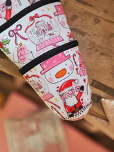 Load image into Gallery viewer, ‘The Pink Christmas Doodles’ Coffee Cosy Sleeve
