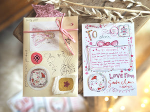Personalised Letter From Santa, Pink Edition