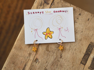 Scrumpy Star Earrings