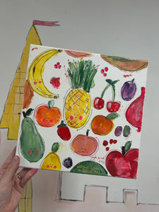 KIDS Square Canvas 11 “Fruity”