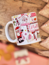 Load image into Gallery viewer, The Personalised Christmas Pink Doodles Mug
