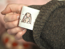 Load image into Gallery viewer, Pair of sew in fabric labels ‘So Very Loved’ x ‘Bunnies’
