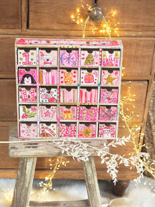 The PRE ORDER Hand Painted Christmas Wooden Advent Calendar