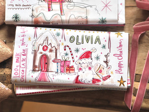 The Personalised Santa’s Grotto Chocolate Bar