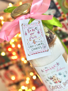 1L Bake Your Own Santa Christmas Cookies Bottle