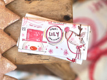 Load image into Gallery viewer, The Personalised 100g Pink Christmas Chocolate Bar
