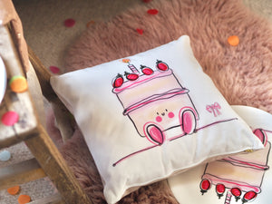 The Cute Cake Cushion 30x30cm