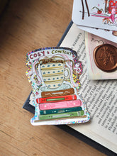 Load image into Gallery viewer, ‘Tea &amp; Books’ Super Cute Autumn Sticker

