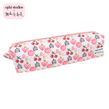 Load image into Gallery viewer, Ophi Studios x Made By Leah Collab Doodle Design Hair Tools Bag
