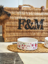 Load image into Gallery viewer, The Personalised Berries Dog Bowl
