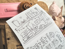 Load image into Gallery viewer, The Autumn Made by Leah Cosy Colouring Book
