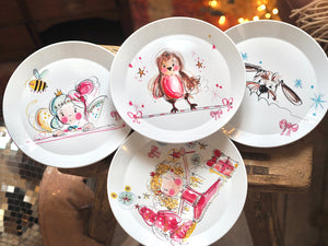 Children’s Character Plate ‘Christmas At The Toy Shop’