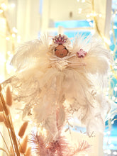 Load image into Gallery viewer, Hand Made Flossy Tree Topper Fairy
