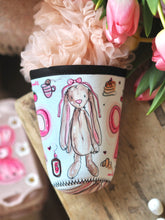 Load image into Gallery viewer, ‘Hello Bunny’ Coffee Cosy Sleeve
